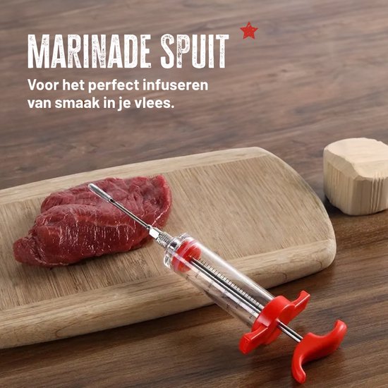 Marinade spuit BBQ