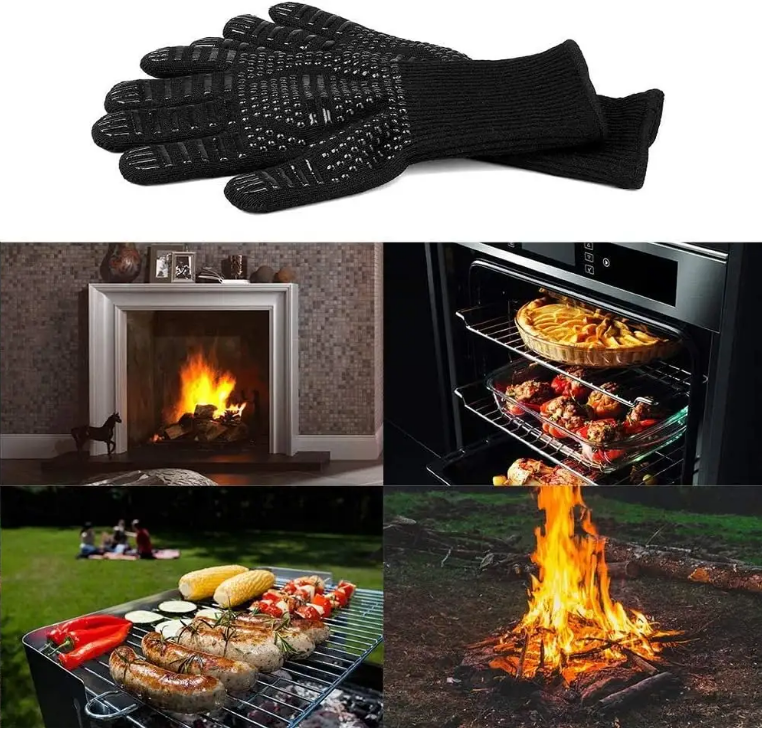 BBQ Handschoenen Zwart