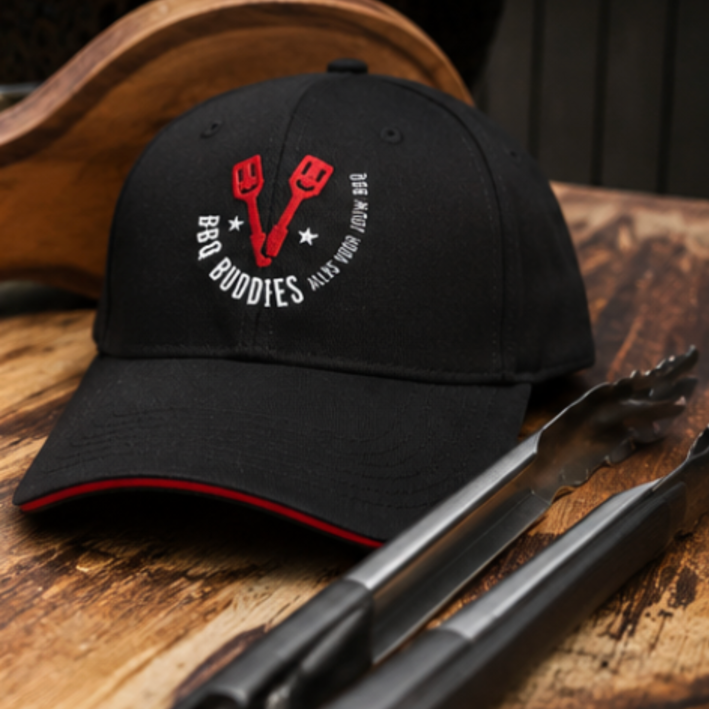 BBQBuddies Pet - Zwarte BBQ Cap