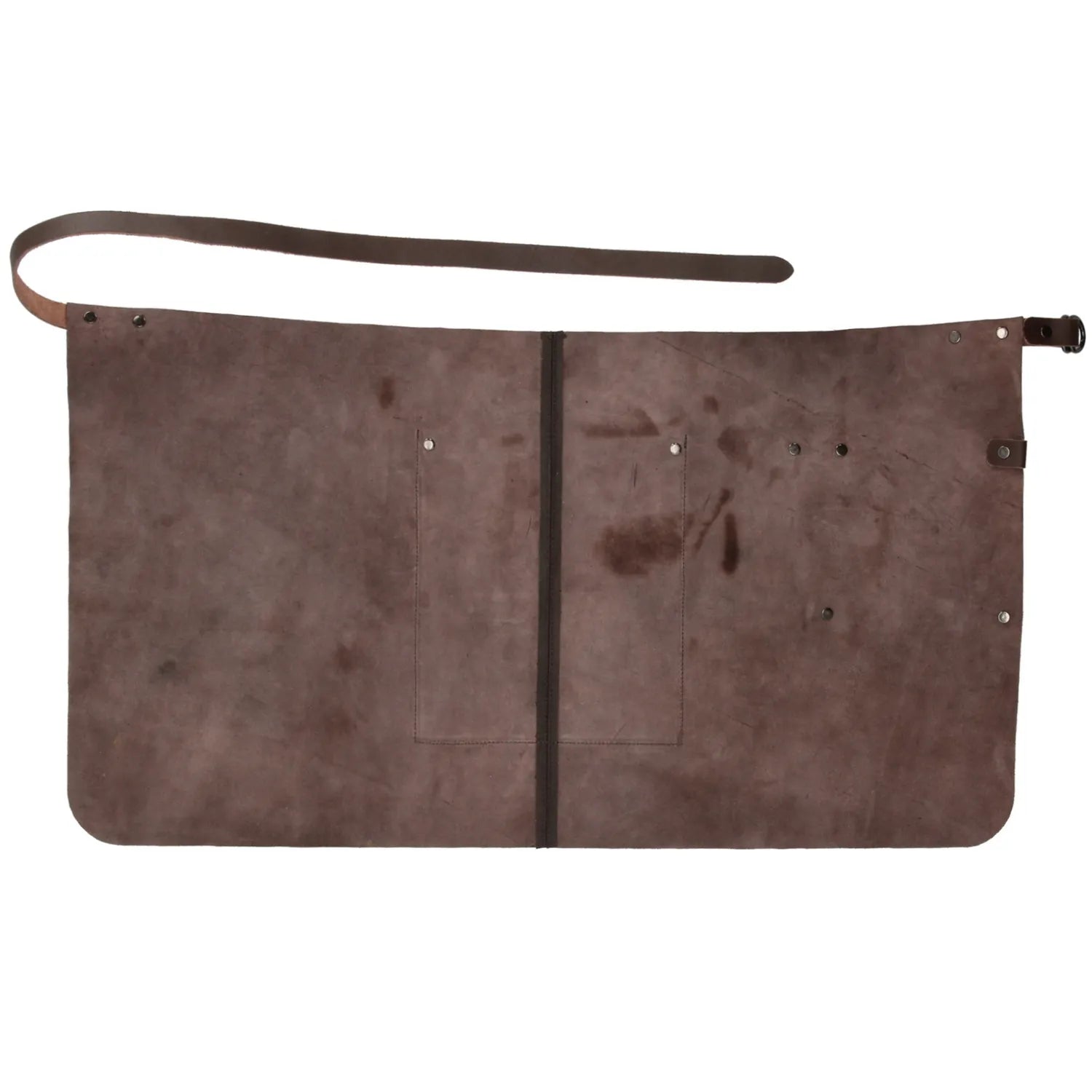 HIde & Stitches BBQ Schort Donkerbruin
