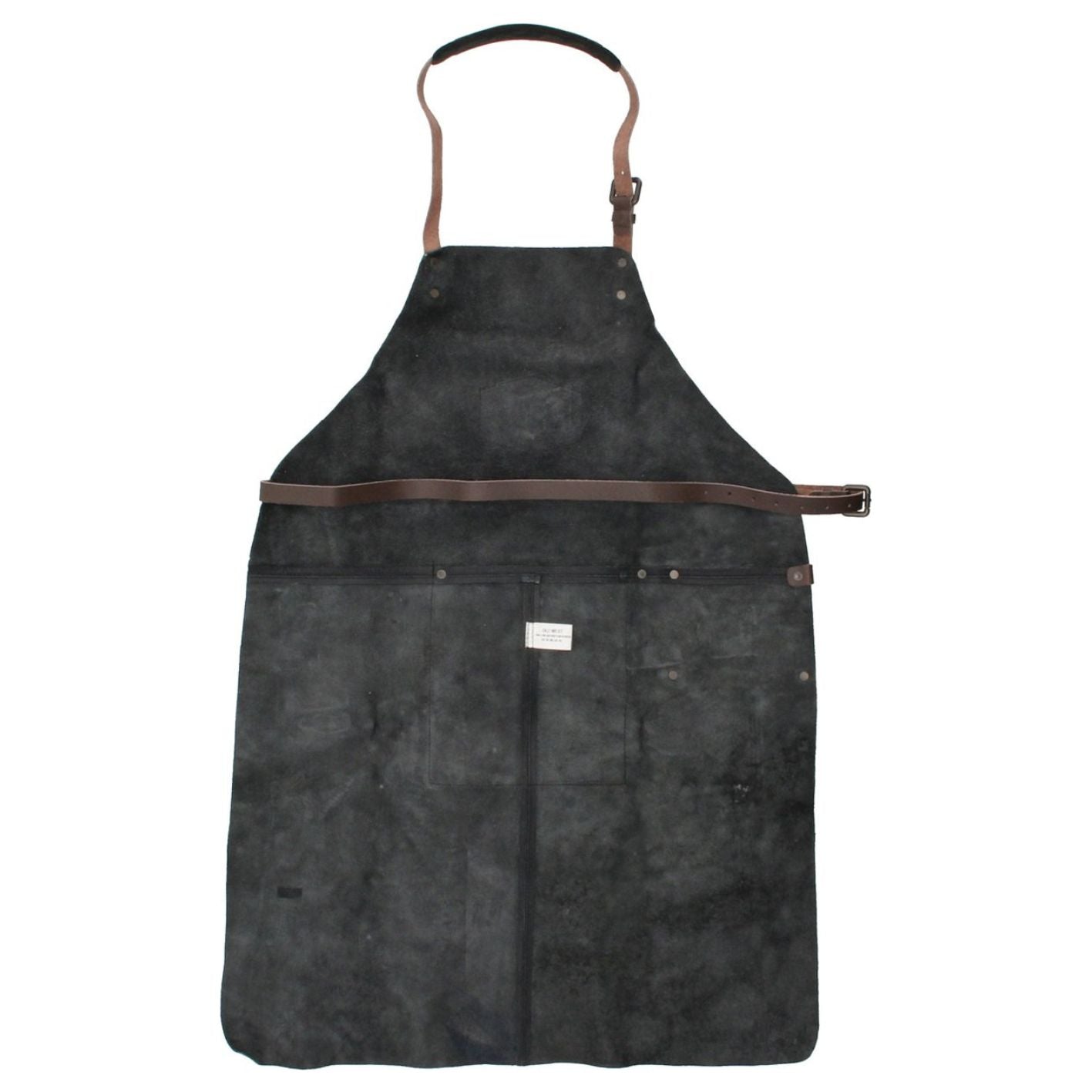 Hide & Stitches BBQ Schort Zwart 85cm