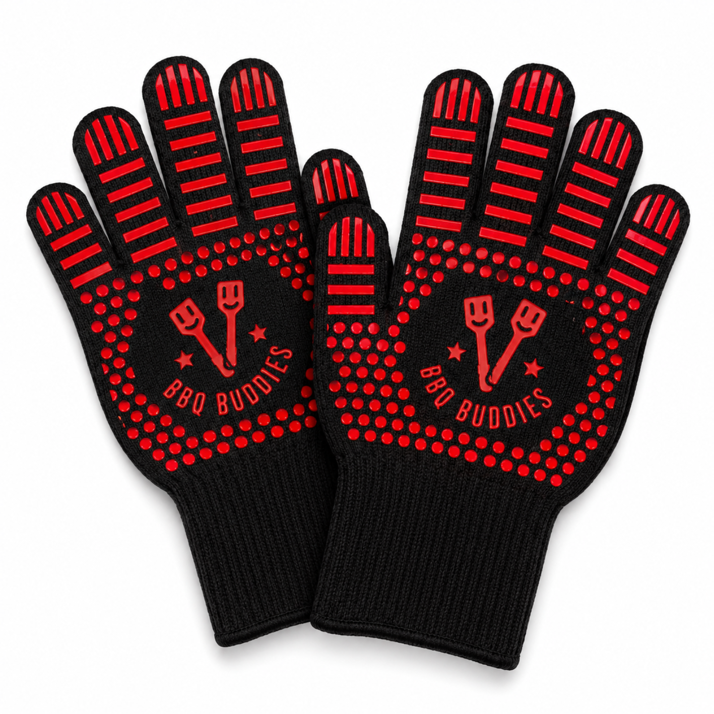 BBQ Handschoenen Rood