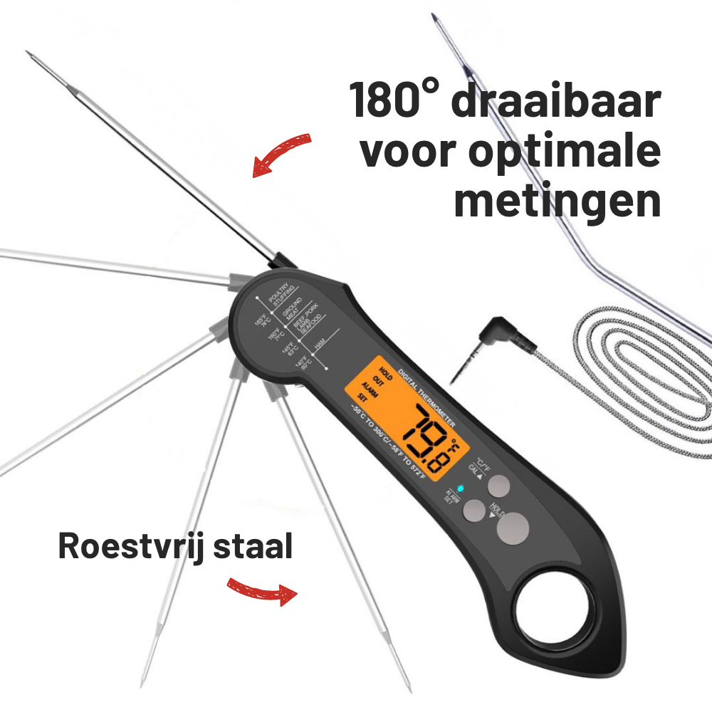 BBQ Thermometer Multifunctioneel