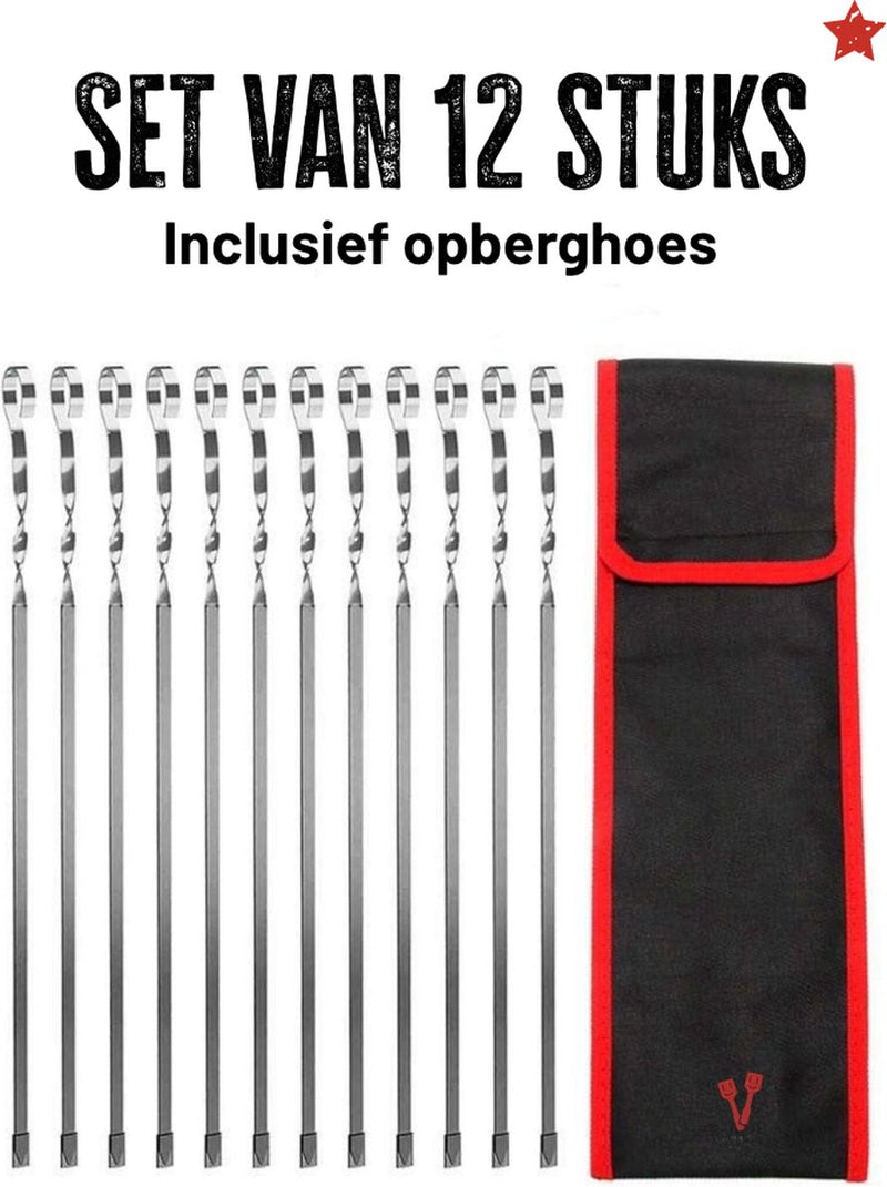 BBQ Spiezen met opberghoes