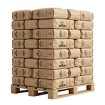 Pallet met 36 zakken Bestcharcoal Berk en Eik houtskool 10kg