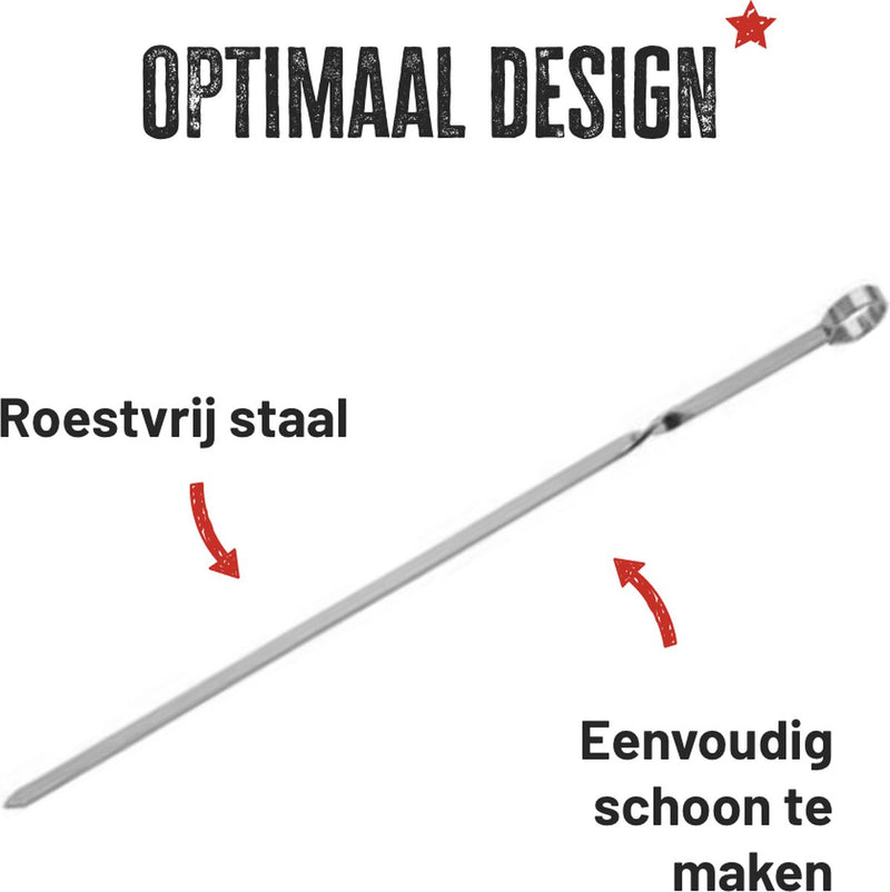 Details van de BBQ Spiezen