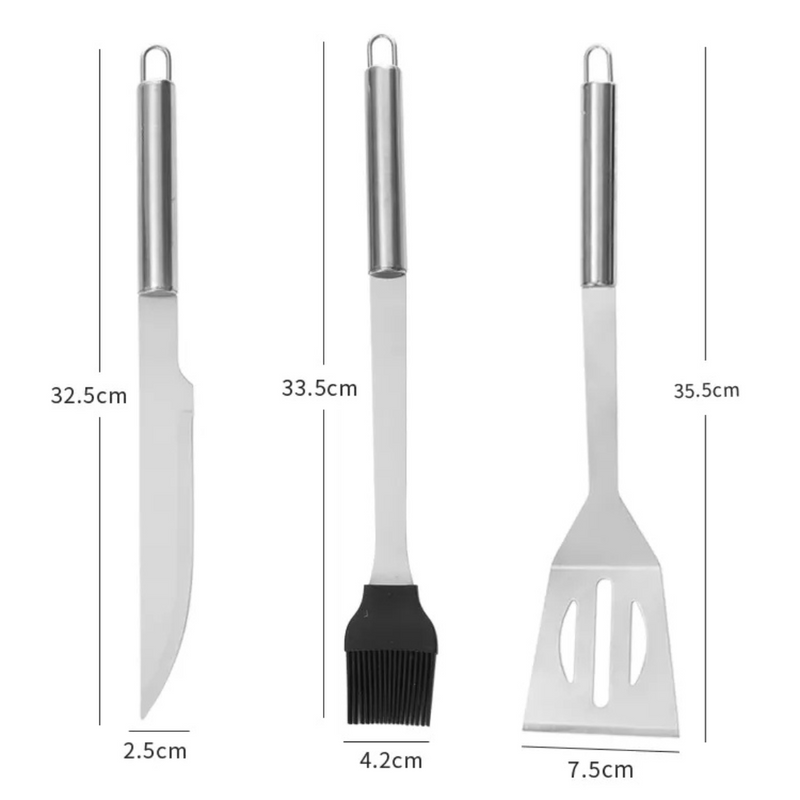 BBQ Accessoireset - 18 delig set BBQ Accessoires