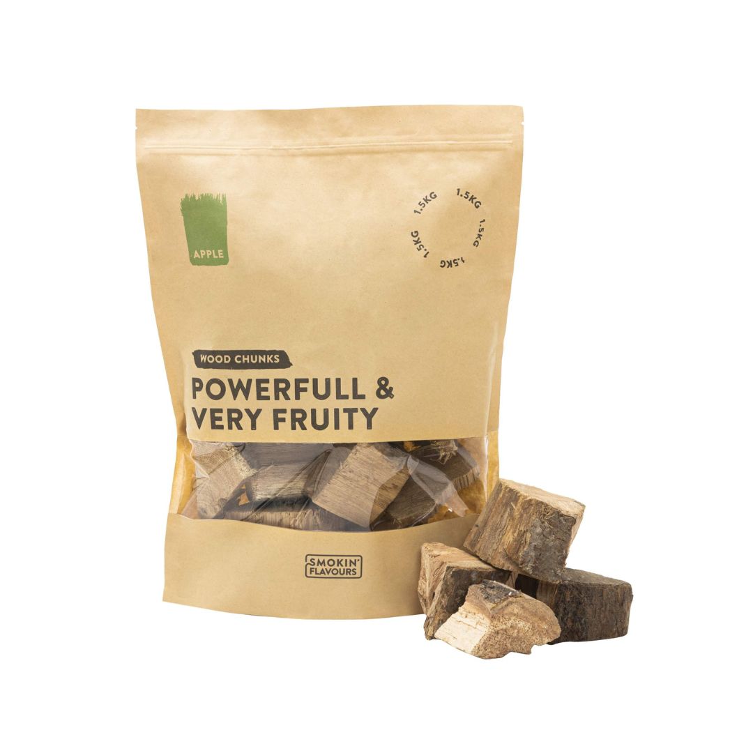 Rookchunks Appel 1.5KG