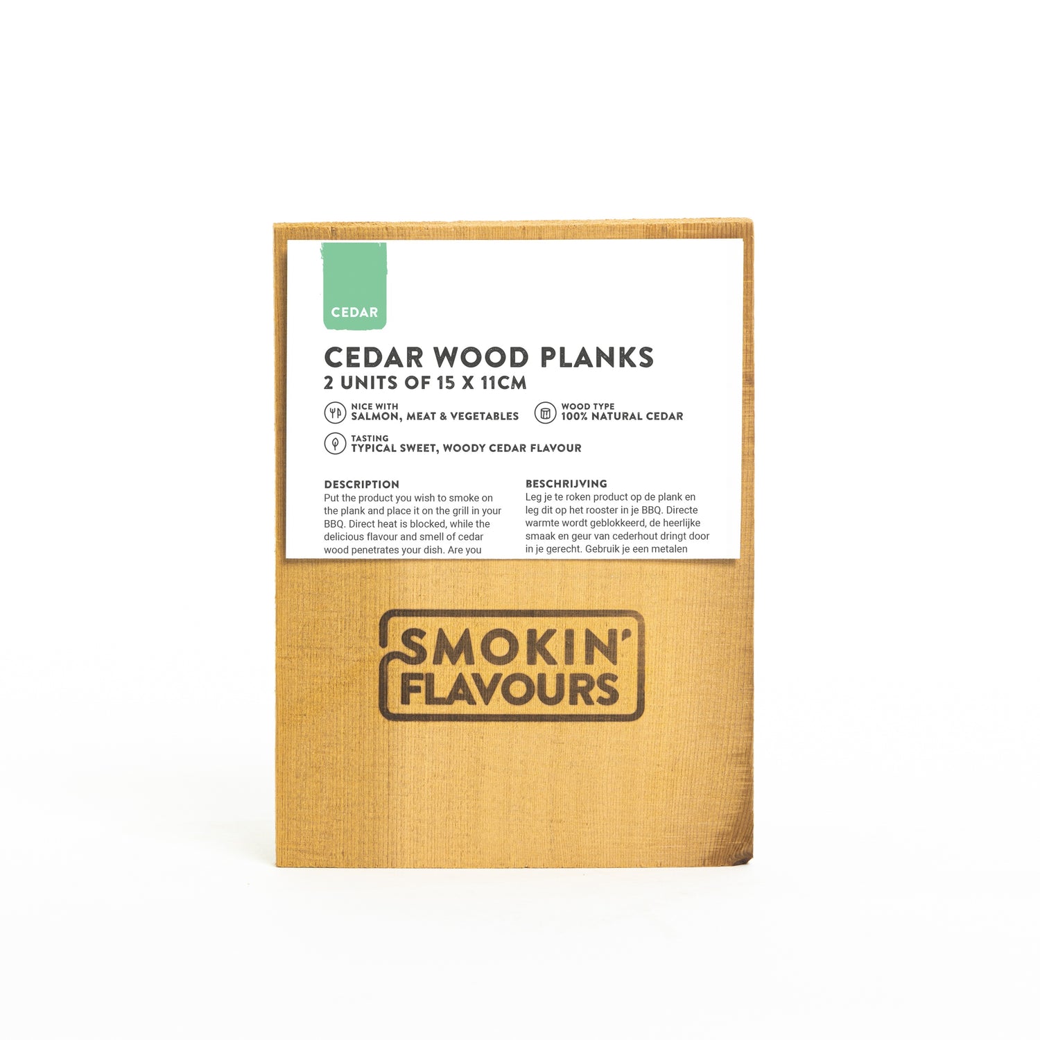 Rookplankjes Cedar Smokin Flavours