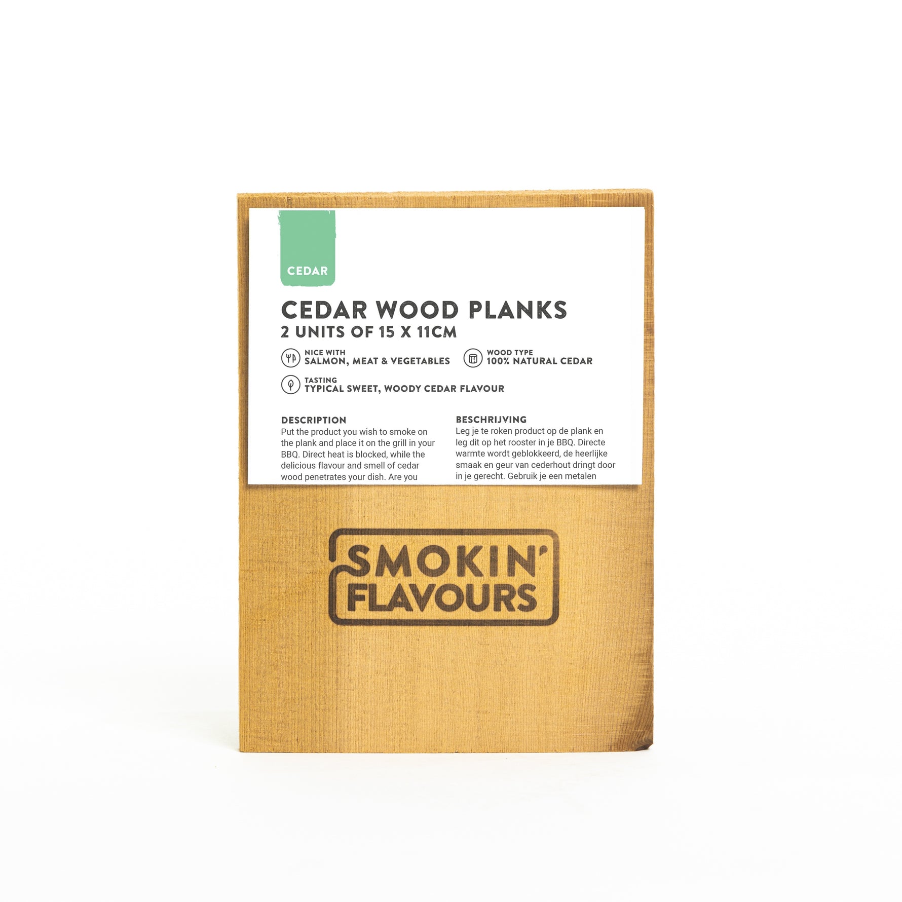 Rookplankjes Cedar Smokin Flavours